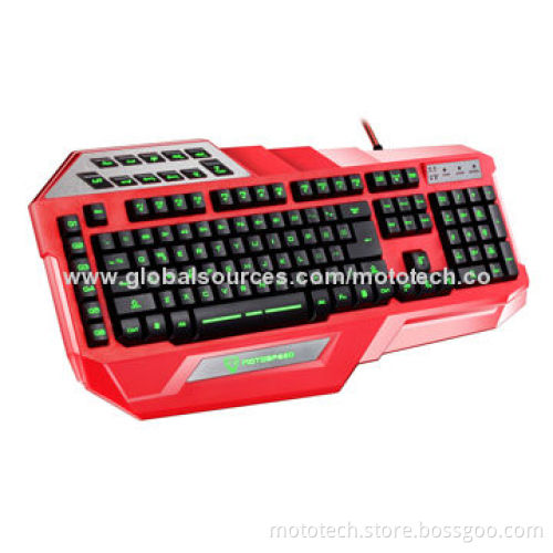 Programmable Backlit LED Gaming Keyboard, Various Colors are Available